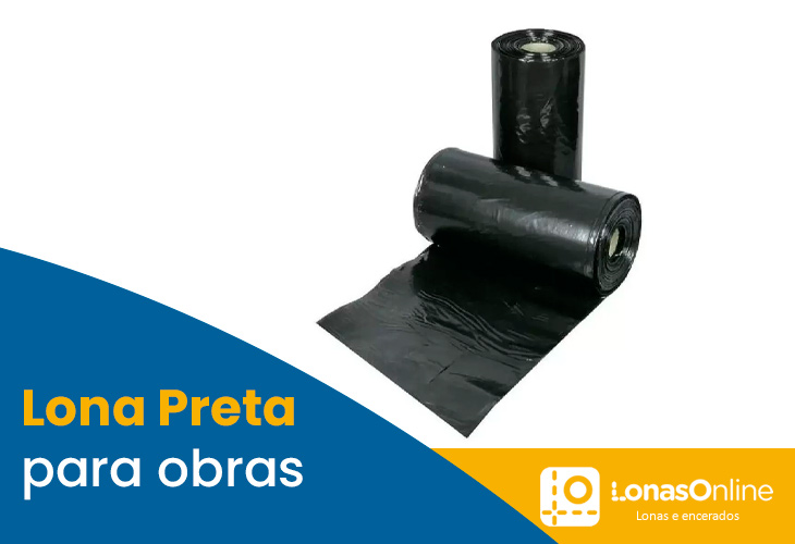 Lona Preta para obra