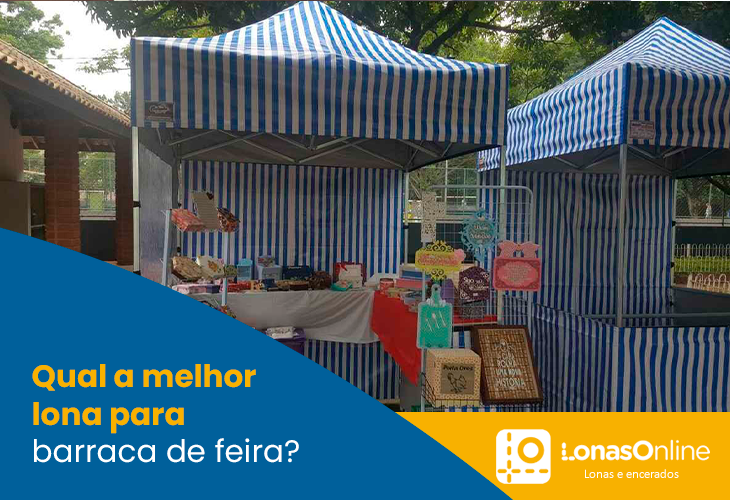 lona para barraca de feira